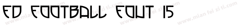 FD-Football Font 15字体转换